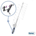 Toggle + 3-hole link plates set – pin Ø22mm for EF+
