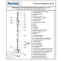 RX200 drum with standard nose forestay Ø10mm (replacement) R200