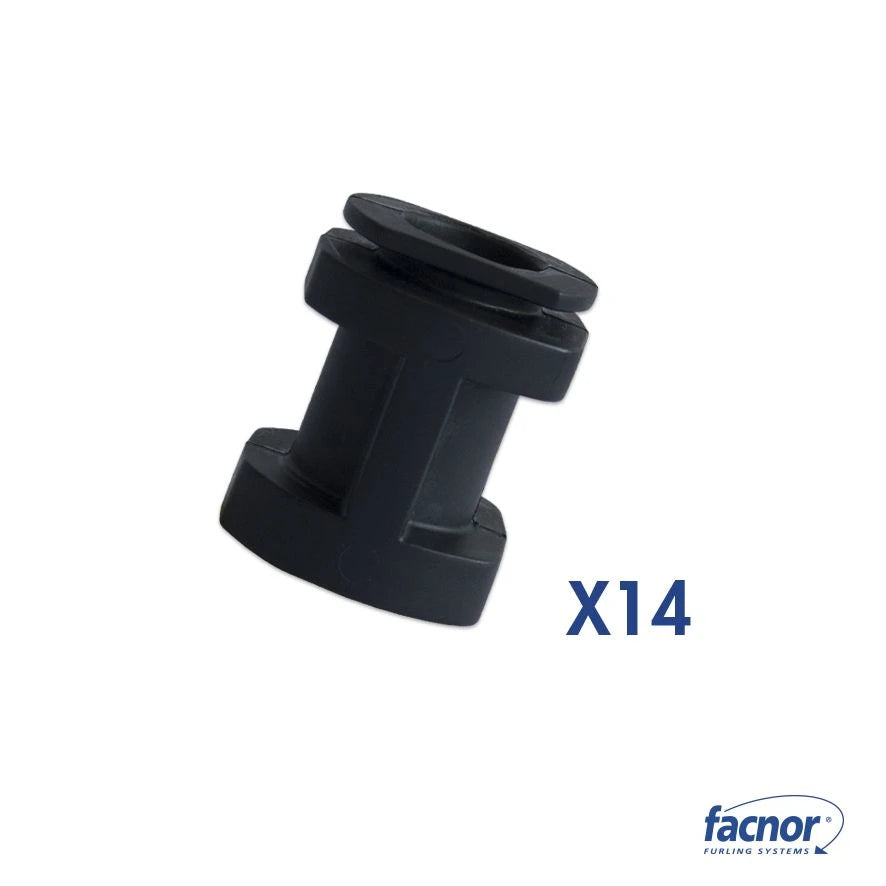 Forestay bushings SX47 Ø10+11.1mm wire (pack of 14)