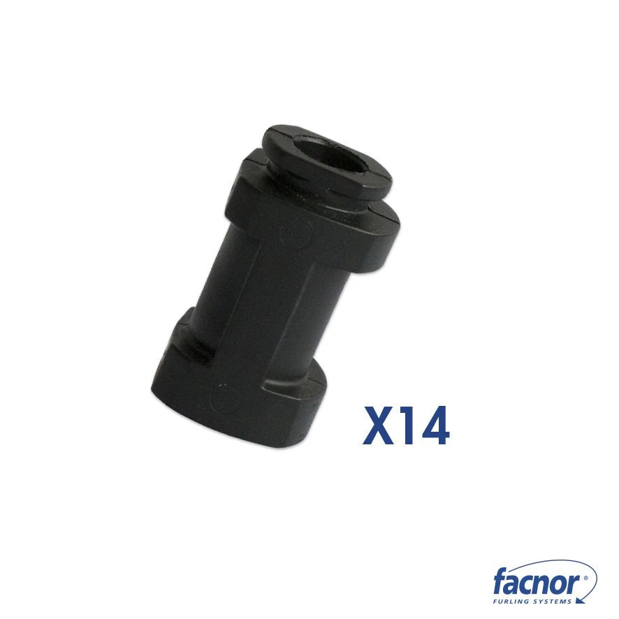 Forestay bushings R34 Ø12.7mm wire (pack of 14)