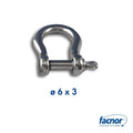Bow shackles (bag) FD110-170-190