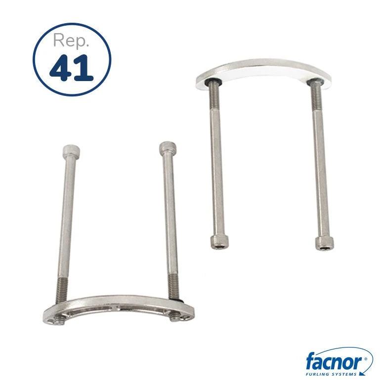 Set of 4 screws + 2 half plates LS/LX200-290/RX260-300
