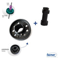 Deflector wheel with centering bearing for Ø06-07-08mm forestay