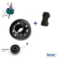 Deflector wheel with centering bearing for Ø08-10-11.1mm