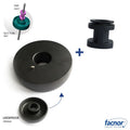 Deflector wheel with centering bearing for Ø20mm