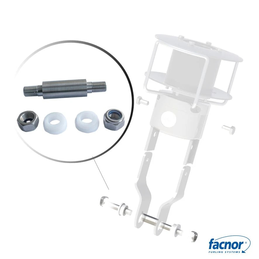 Pin short Ø25mm + bushings 63.5 + bolt LS/LX330