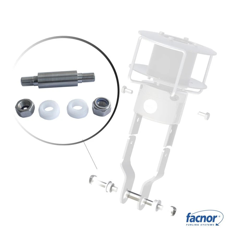 Pin short Ø31mm + bushings + bolt LS/LX330