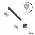 Pin long Ø12.00mm + bushings + bolt LS/LX165-180-RX165-200