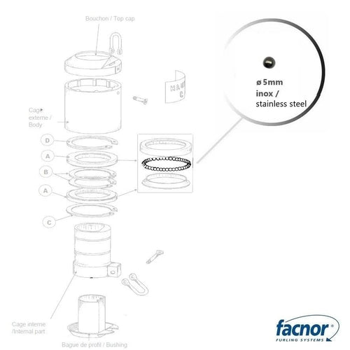 Ball stainless steel Ø5MM