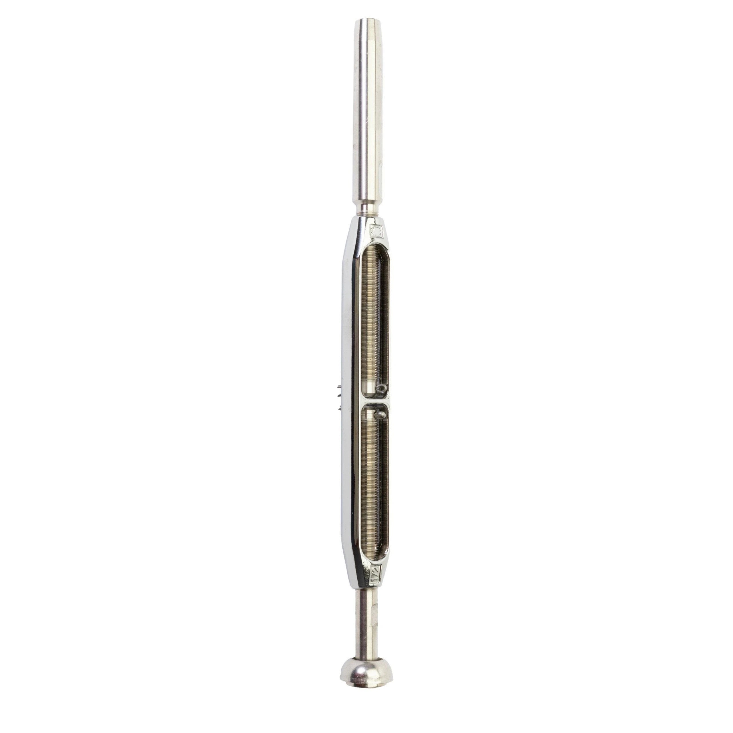 Turnbuckle - 1/4", ø4 mm Swage Terminal/Stemball R11