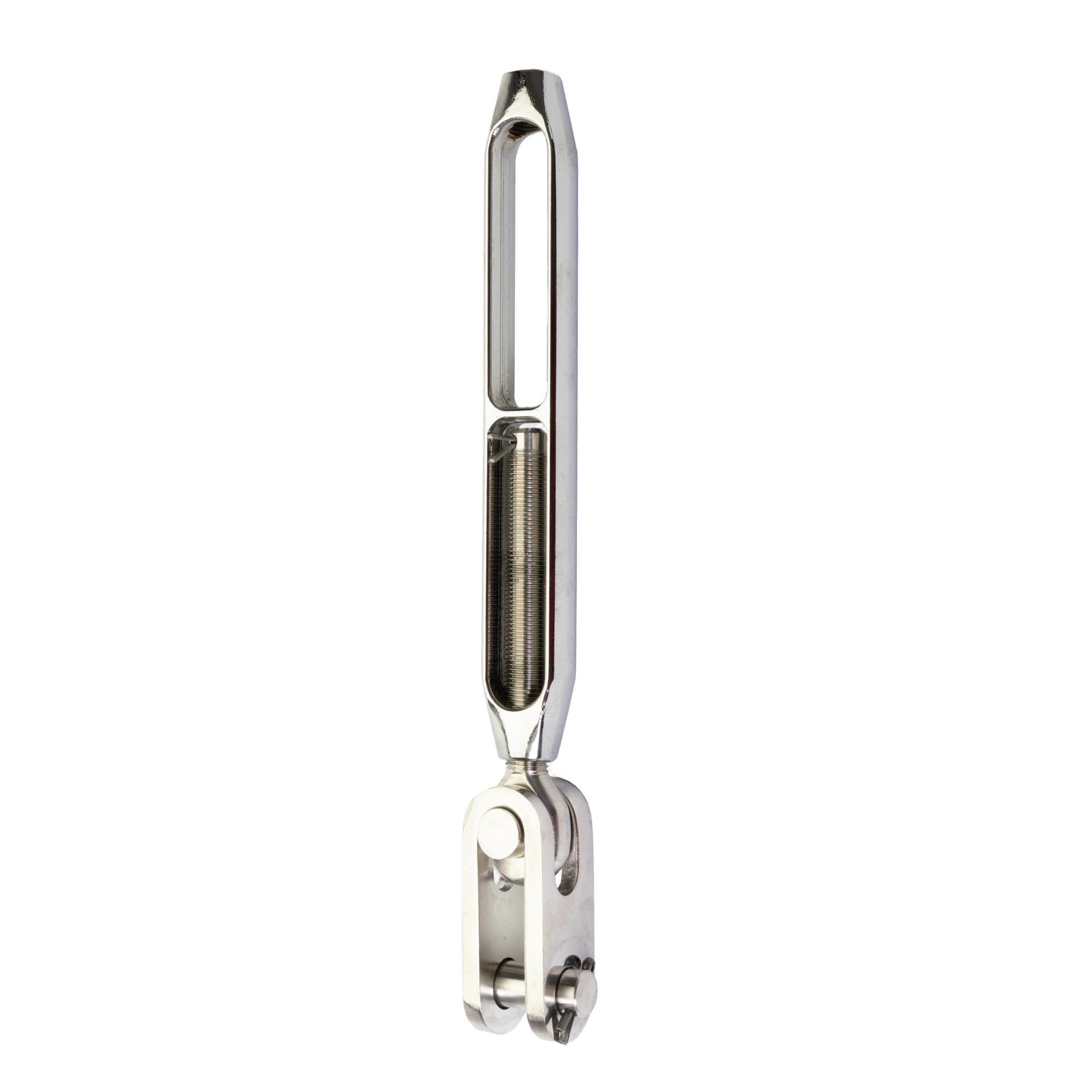 Turnbuckle - Bronze Body, Stainless Terminals, 1/4", Open/Toggle, ø6,5 mm Clevis Pin