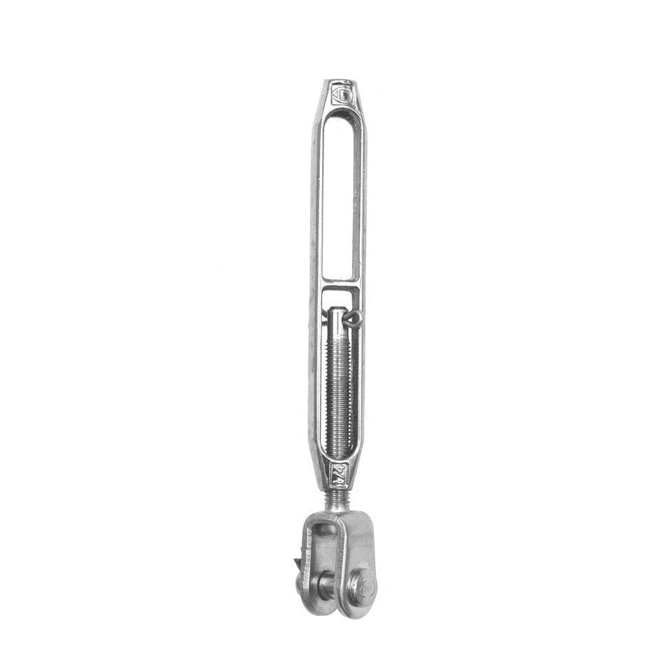 Turnbuckle - Bronze Body, Stainless Terminals, 3/4", Open/Fork, ø19 mm Clevis Pin