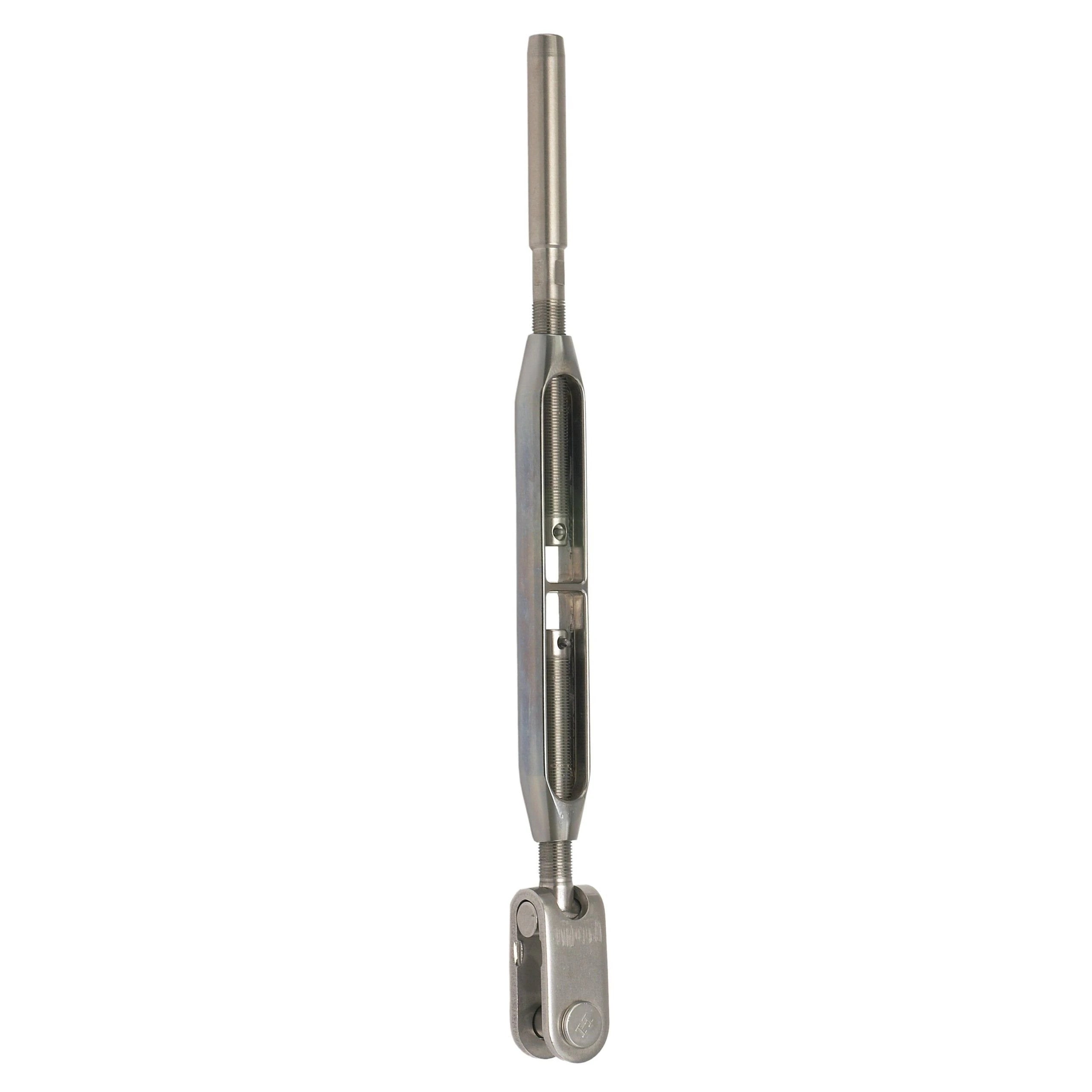 Turnbuckle - Bronze Body, Stainless Terminals, 1 1/4", ø19 mm Swage Terminal/Toggle, ø29 mm Clevis Pin