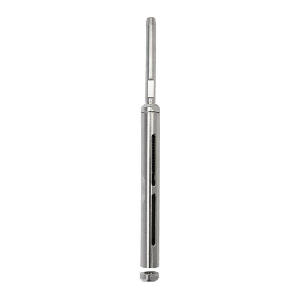 Turnbuckle - StB - Stainless body with bronze thread, Stainless Terminals, 5/16", Swage terminal/Open, For ø4 mm wire