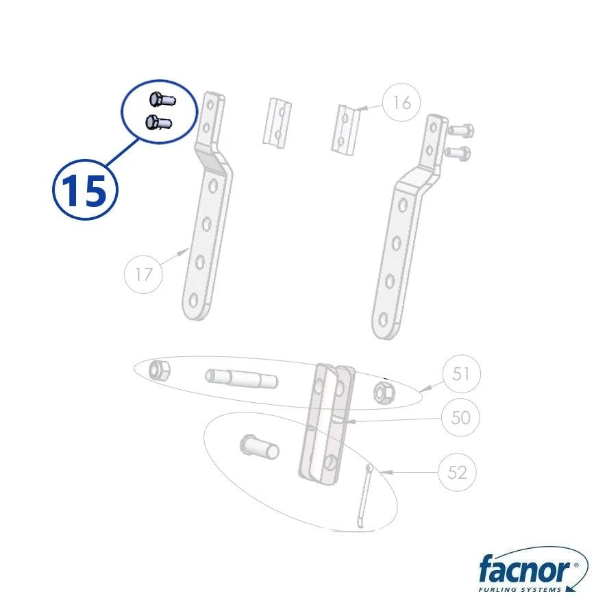 Screws HH 10×25 for link plates