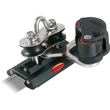 Ronstan X 19, Travare 100mm med  trimblock/cleat - Navinordic båttillb