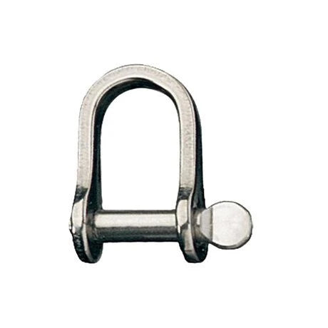 Ronstan Shackle, D, Pin 4mm, L:16mm, W:10mm