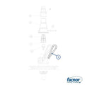 Shackle in dyneema loop ø04MM (length 480mm) for ASYM-FX1500