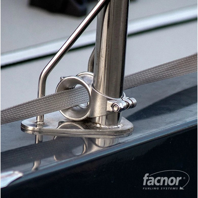 Fairlead single line SL25 for Ø25mm stanchion (without plastic card)