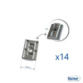 Slug No1 M5 (flat) (16mm) (kit of 14 slugs)