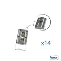 Slug No2 M5 (flat) (19mm) (kit of 14 slugs)