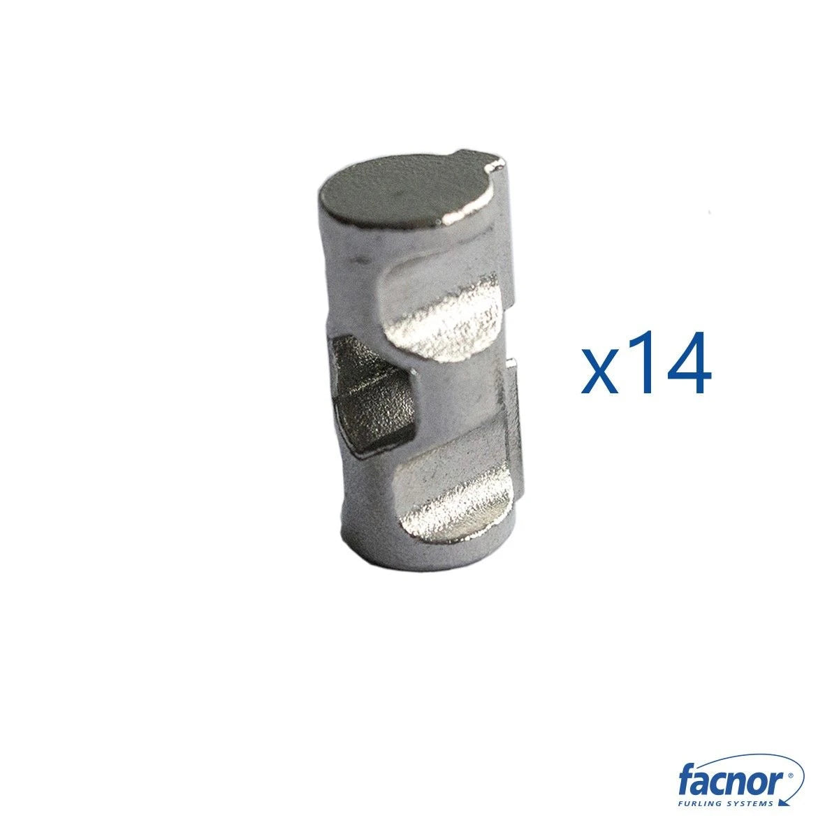 Slug D14MM (round) M5 (kit of 14 slugs)