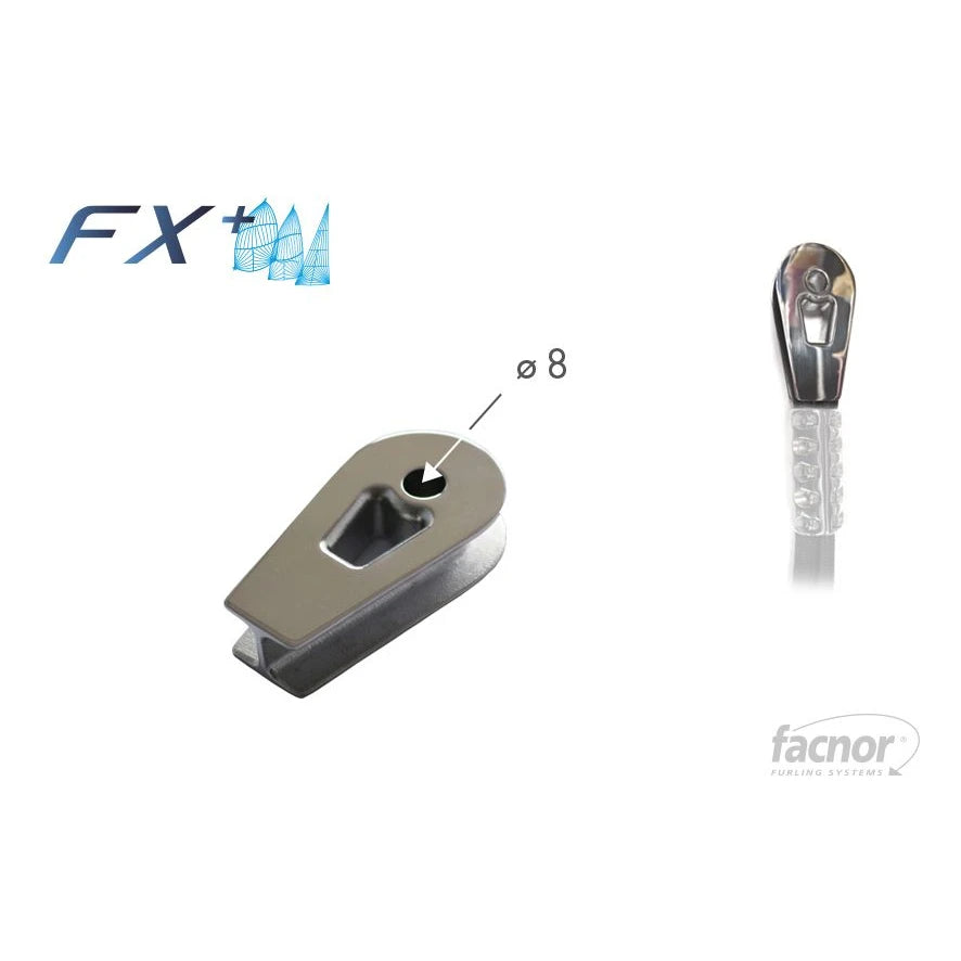 25200010110 — Facnor FX+1500 FCI Thimble Ø11mm AT Cable — Mast och Rigg - Reservdelar Facnor
