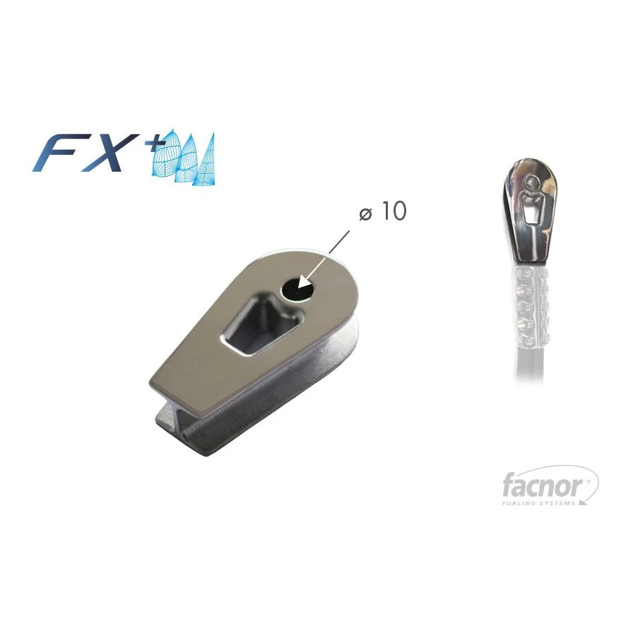 25200010112 — Facnor FX+2500 FCI Thimble max Ø13mm AT Cable — Mast och Rigg - Reservdelar Facnor