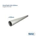 Section overlength for ø100mm bowsprit from overall 3250 to 4500mm long ** IMPORTANT length to be specified upon order **