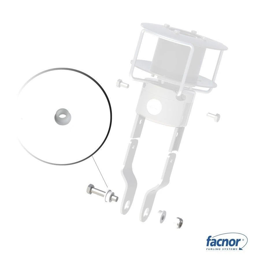 Nylon ring for short pin Ø13mm/ bushing 30mm/link plates FD210-230