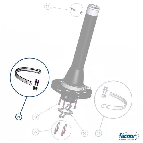 Half-guide FD170-190-210-230 (sold by unit)