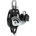 HTX Single Block with Swivel Head, Becket & Cam — Sheave Diameter: 50mm