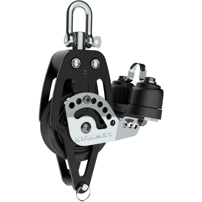 HTX Single Block with Swivel Head, Becket & Cam — Sheave Diameter: 50mm