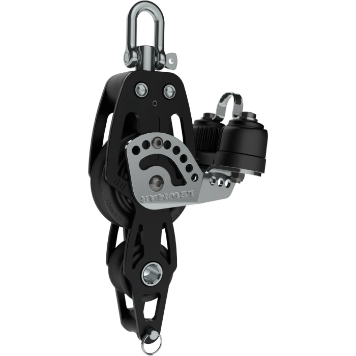 HTX Single Block with Fiddle, Becket and Cam — Sheave Diameter: 50mm