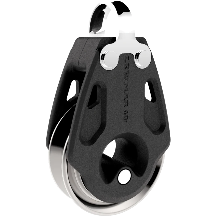 Control Block Single with Stainless Steel  Sheave — Sheave Diameter: 40mm
