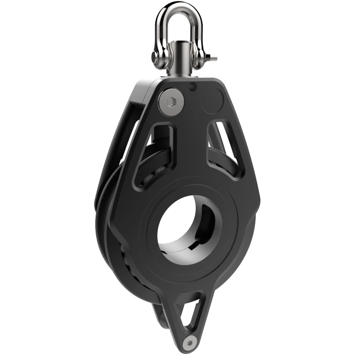 Racing Single Block With Becket — Sheave Diameter: 80mm