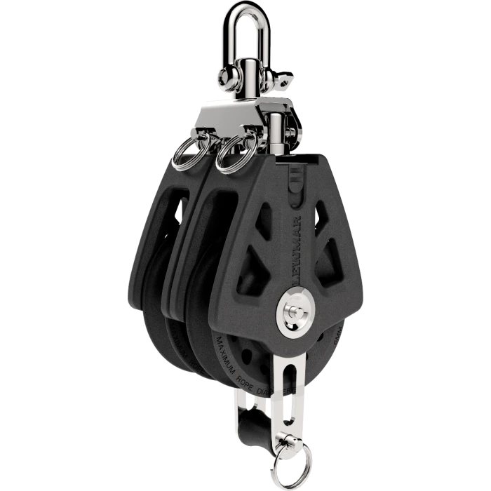 Synchro Double Block with Becket — Sheave Diameter: 60mm