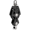 Synchro Single Block with Fiddle and Becket — Sheave Diameter: 90mm