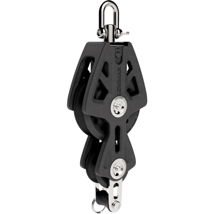 Synchro Single Block with Fiddle and Becket — Sheave Diameter: 90mm