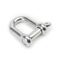 High-Load D-shackle in Duplex 2205 steel - ø12 x 24 x 41 mm