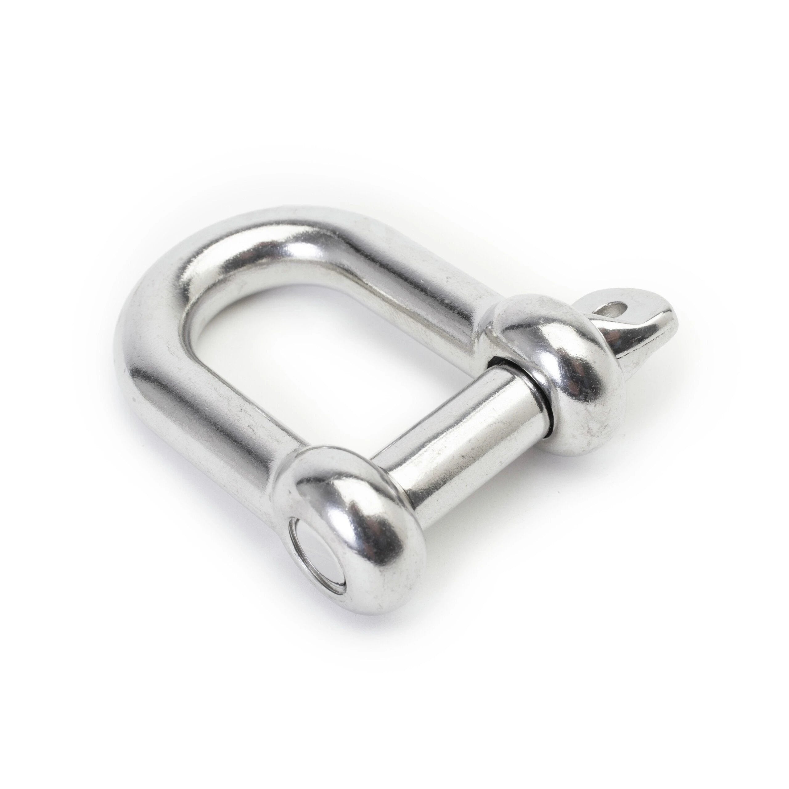 High-Load D-shackle in Duplex 2205 steel - ø12 x 24 x 41 mm