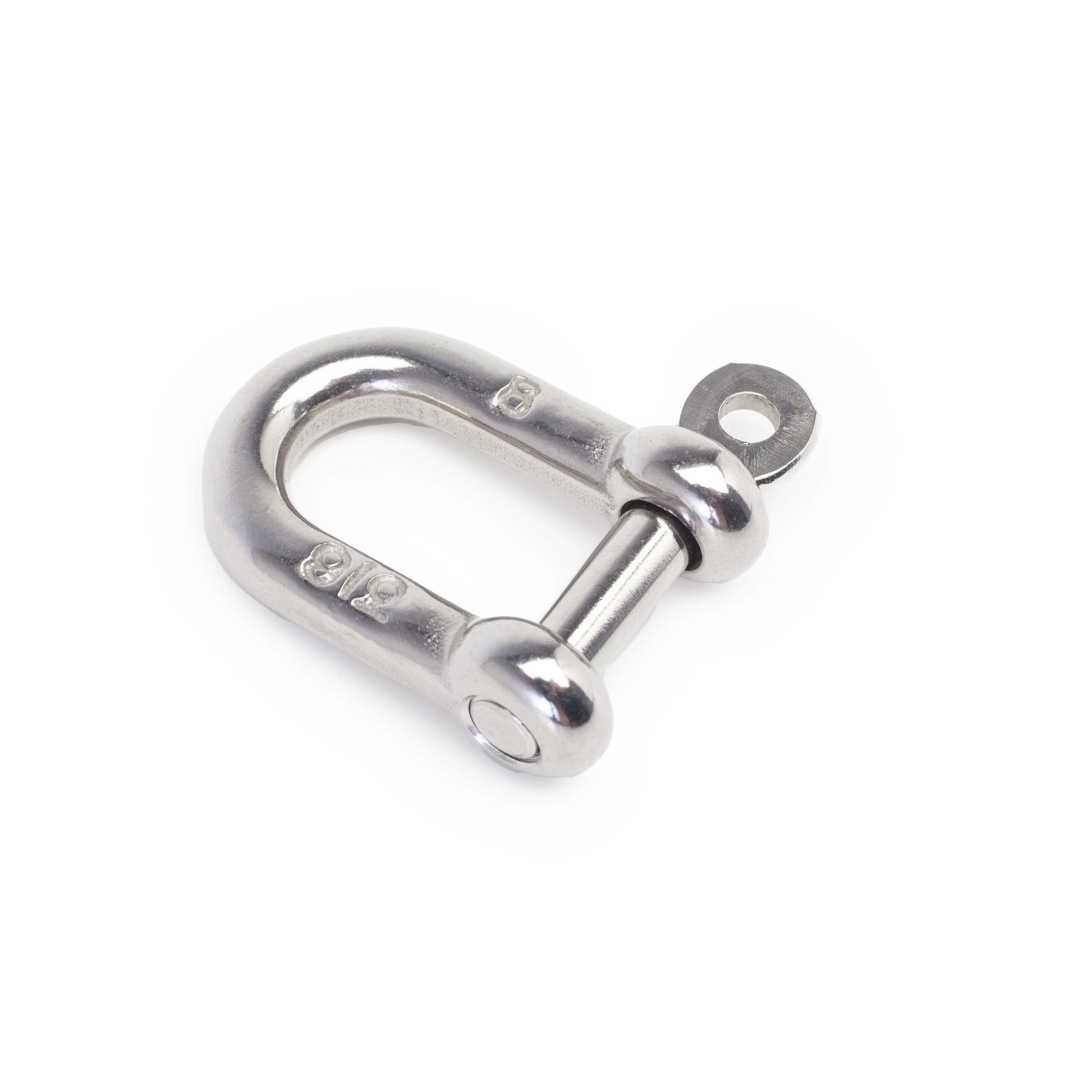 D-shackle, M8x16x28, captive pin