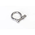 Bow-shackle in Forged stainless 316 steel, M6x12x26 mm
