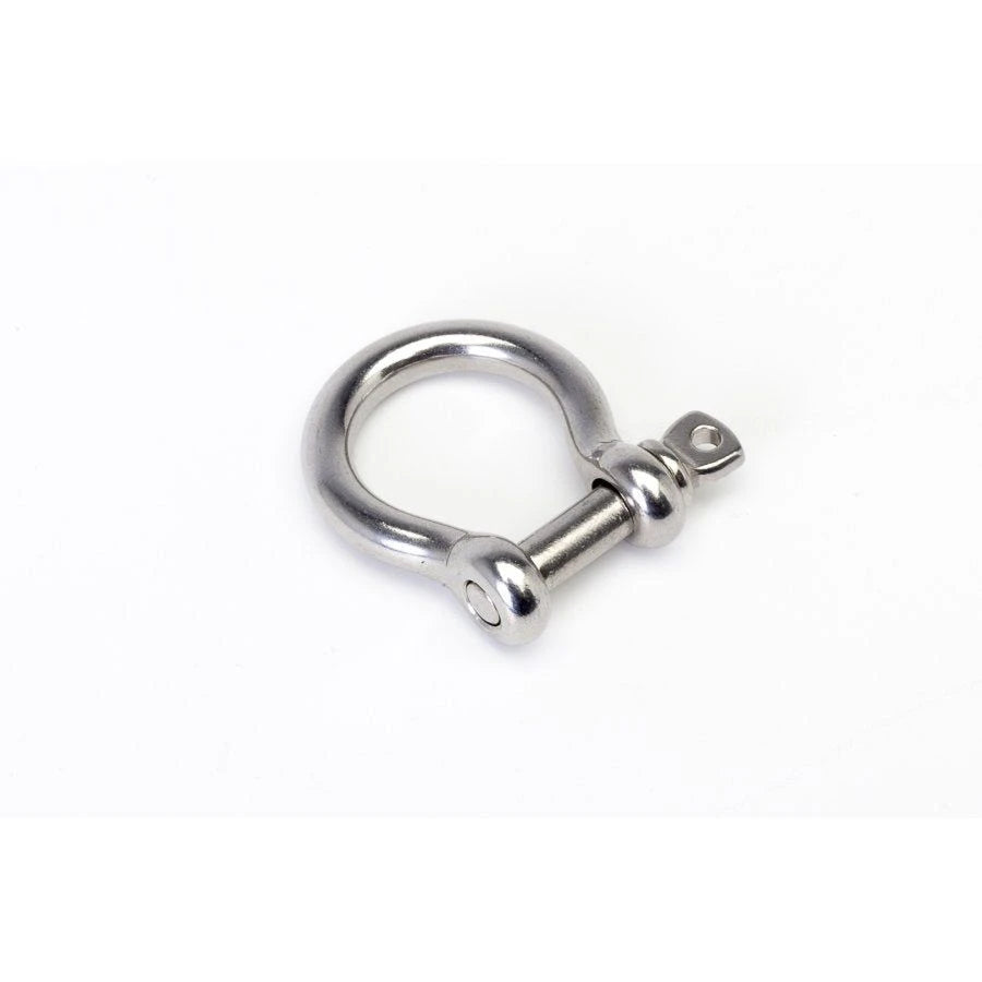 Bow-shackle in Forged stainless 316 steel, M6x12x26 mm