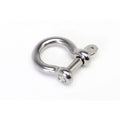 Bow-shackle in Forged stainless 316 steel, M8x16x32 mm