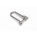 Key-shackle in Forged stainless 316 steel, M6x14x43 mm