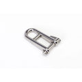 Key/Crossbar-shackle in Forged stainless 316 steel, M5x13x38 mm
