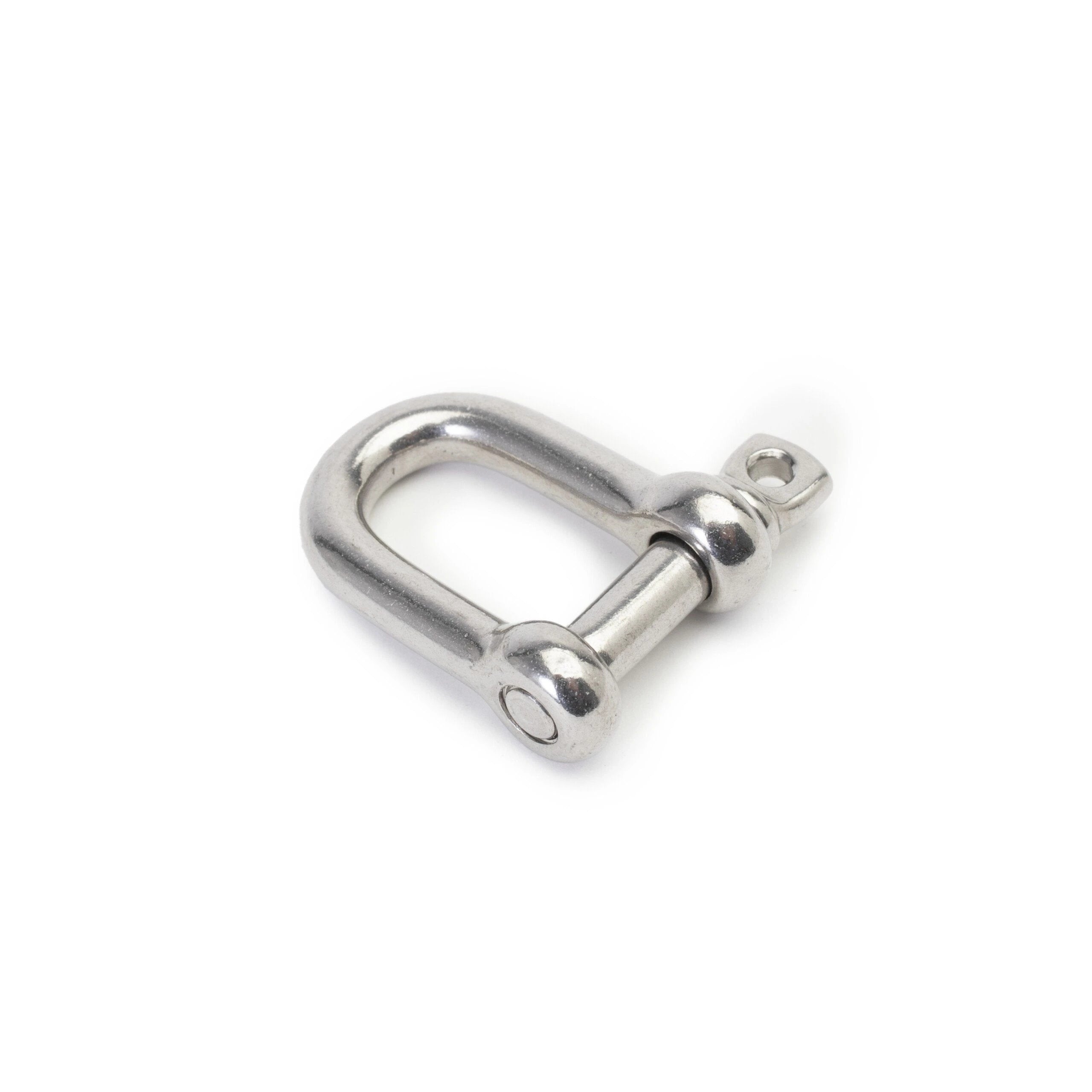 D-shackle in Forged stainless 316 steel, M6x13x24 mm