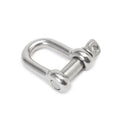 SHACKLE  ø10/8x21x40   STD-shackle in Forged stainless 316 steel, M10/8 x21x40 mm