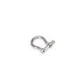 Bow-shackle in Forged stainless 316 steel, M5x11x26 mm